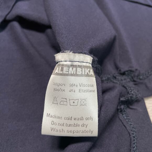 Alembika Dress 12-14 Blue Asymmetric Minimal Capsule Flowy Lagenlook Modern - Picture 4 of 8